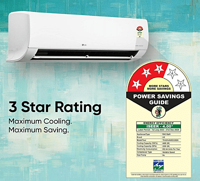 LG 1.5 Ton 3 Star DUAL Inverter Split AC (Copper, AI Convertible 6-in-1 Cooling, 2 Way Swing, HD Filter with Anti-Virus Protection, 2024 Model, TS-Q18JNXE3, White) LG 1.5 Ton 3 Star DUAL Inverter Split AC (Copper, AI Convertible 6-in-1 Cooling, 2 Way Swing, HD Filter with Anti-Virus Protection, 2024 Model, TS-Q18JNXE3, White)