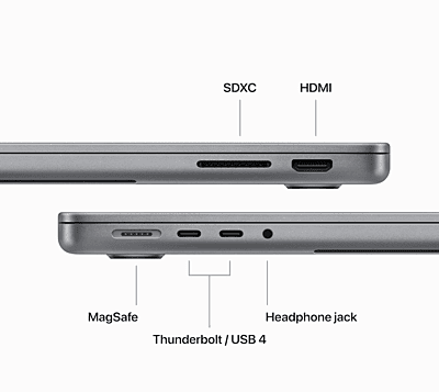 Apple 2023 MacBook Pro (14-inch, M3 chip with 8‑core CPU and 10‑core GPU, 8GB Unified Memory, 512GB) Apple 2023 MacBook Pro (14-inch, M3 chip with 8‑core CPU and 10‑core GPU, 8GB Unified Memory, 512GB)