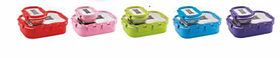 Cello Thermoclick stainless steel medium lunchbox r. 2 Containers Lunch Box  (850 ml, Thermoware)