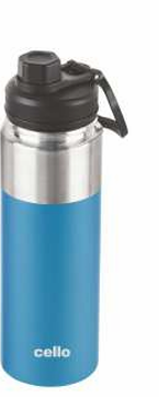 Cello Duro Tuff Series Sprint Double Walled Stainless Steel Bottle with DTP Coating, 850 ml Flask Cello Duro Tuff Series Sprint Double Walled Stainless Steel Bottle with DTP Coating, 850 ml Flask