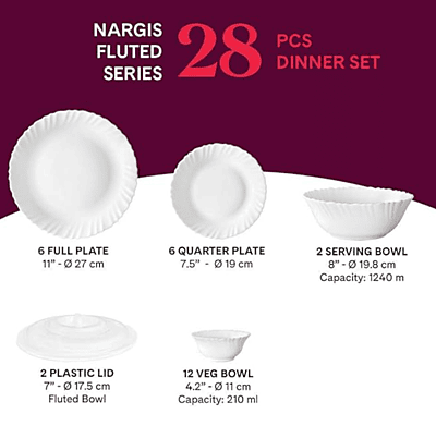 BOROSIL 5 PC D/SET