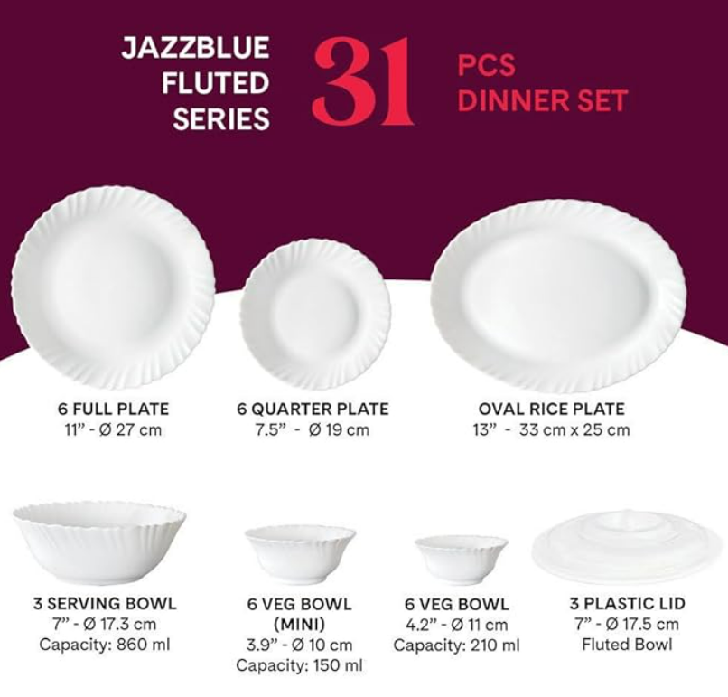 BOROSIL MINI RICE PLATE 1 BOROSIL MINI RICE PLATE 1