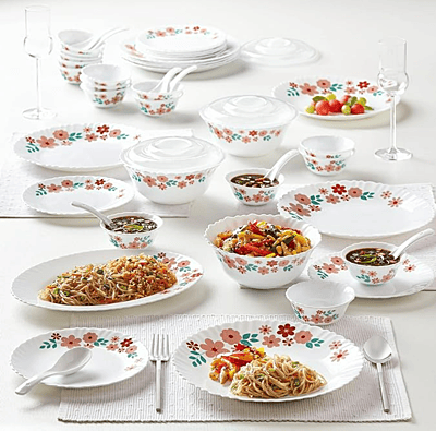 BOROSIL 63 PC D/SET NEW ARRIVAL BOROSIL 63 PC D/SET NEW ARRIVAL
