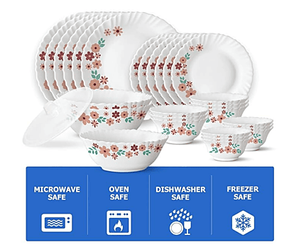 BOROSIL 63 PC D/SET NEW ARRIVAL BOROSIL 63 PC D/SET NEW ARRIVAL
