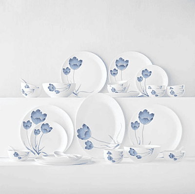 BOROSIL QUARTER PLATE SET 6 BOROSIL QUARTER PLATE SET 6