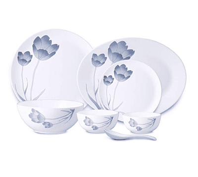 BOROSIL QUARTER PLATE SET 6 BOROSIL QUARTER PLATE SET 6