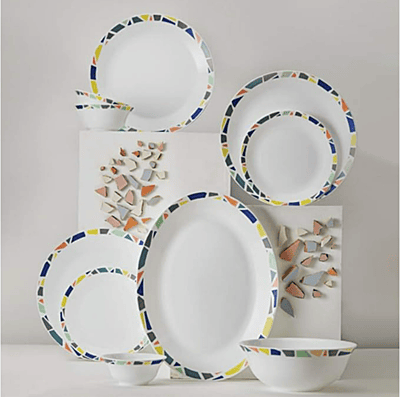 BOROSIL SOUP PLATE SET 2 BOROSIL SOUP PLATE SET 2