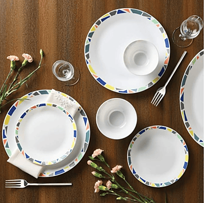 BOROSIL SOUP PLATE SET 2 BOROSIL SOUP PLATE SET 2