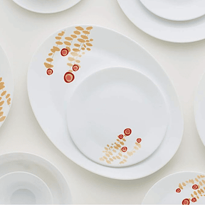 BOROSIL SOUP PLATE SET 6