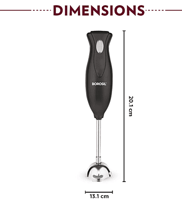 Borosil Smartblend Hand Mixer, HB01 Borosil Smartblend Hand Mixer, HB01