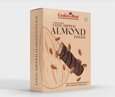 CookieMan Short Bread Dark Choco-200g