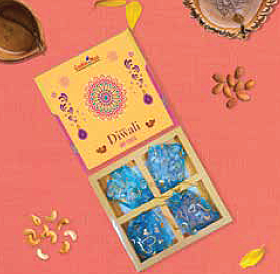 CookieMan 4 Cavity Dry Fruit Box CookieMan 4 Cavity Dry Fruit Box