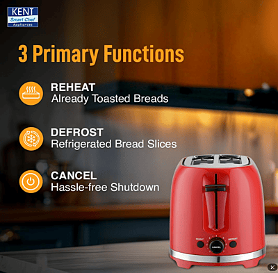 KENT POP UP Toaster - R KENT POP UP Toaster - R