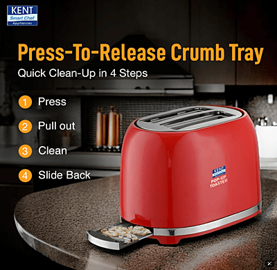 KENT POP UP Toaster - R KENT POP UP Toaster - R