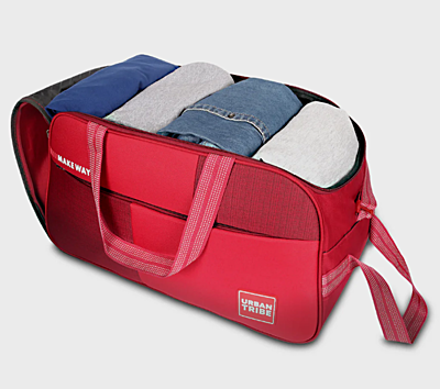 Urban Tribe Novel Duffel With Trolly Bags Medium Urban Tribe Novel Duffel With Trolly Bags Medium