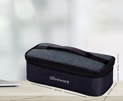 Olive ware pepper Glass Lunch Box Olive ware pepper Glass Lunch Box