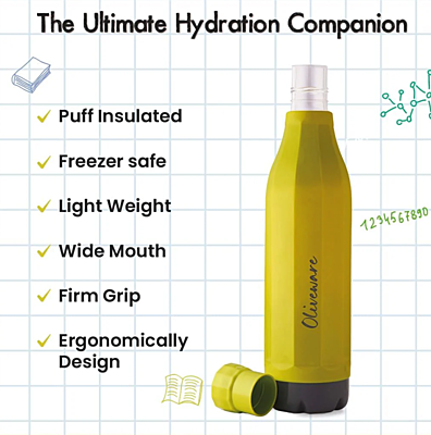Olive Ware Freshy Insulated Bottle 700ML Olive Ware Freshy Insulated Bottle 700ML
