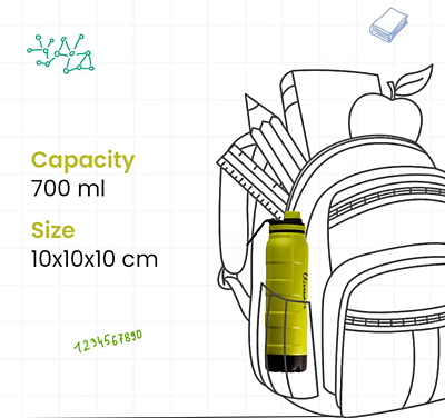 Olive Ware Boom Buzz Insulated Bottle 700ML Olive Ware Boom Buzz Insulated Bottle 700ML