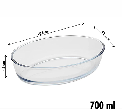 Signora ware Bake 'N' Serve Oval Dish 700ML Signora ware Bake 'N' Serve Oval Dish 700ML