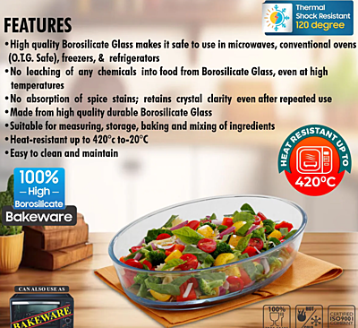 Signora ware Bake &Serve Oval Square Dish 700ML Signora ware Bake &Serve Oval Square Dish 700ML