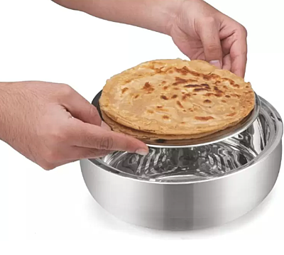 Signora ware Roti Server With Steel Lid-1500 ML Signora ware Roti Server With Steel Lid-1500 ML