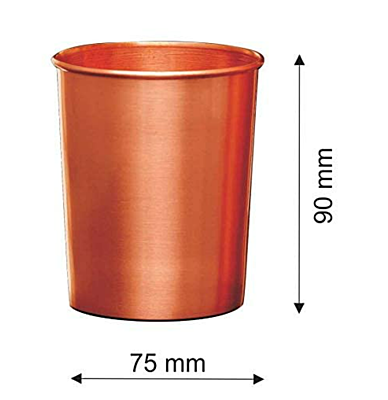 Signora ware Matte Copper water Bottle With 4 Glass Signora ware Matte Copper water Bottle With 4 Glass