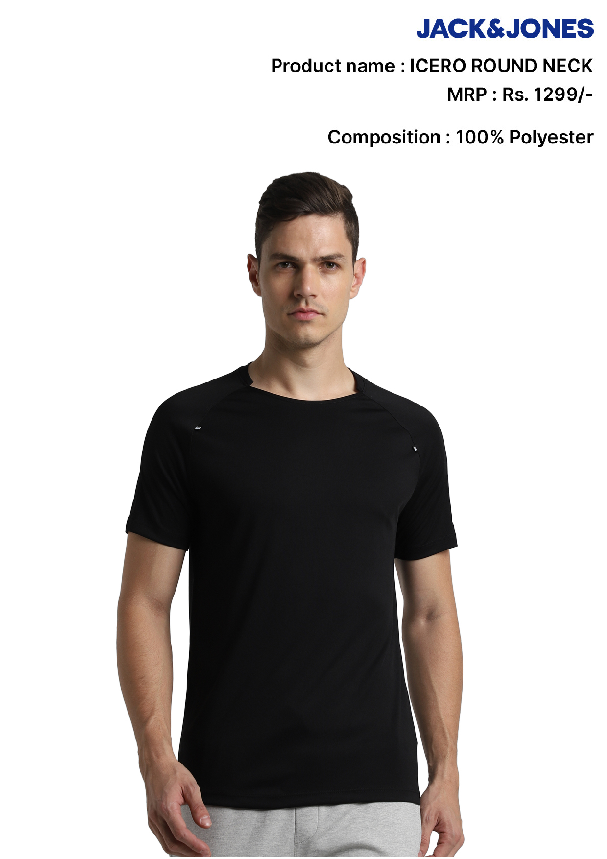 Jack & Jones Icero Round Neck T shirt Jack & Jones Icero Round Neck T shirt