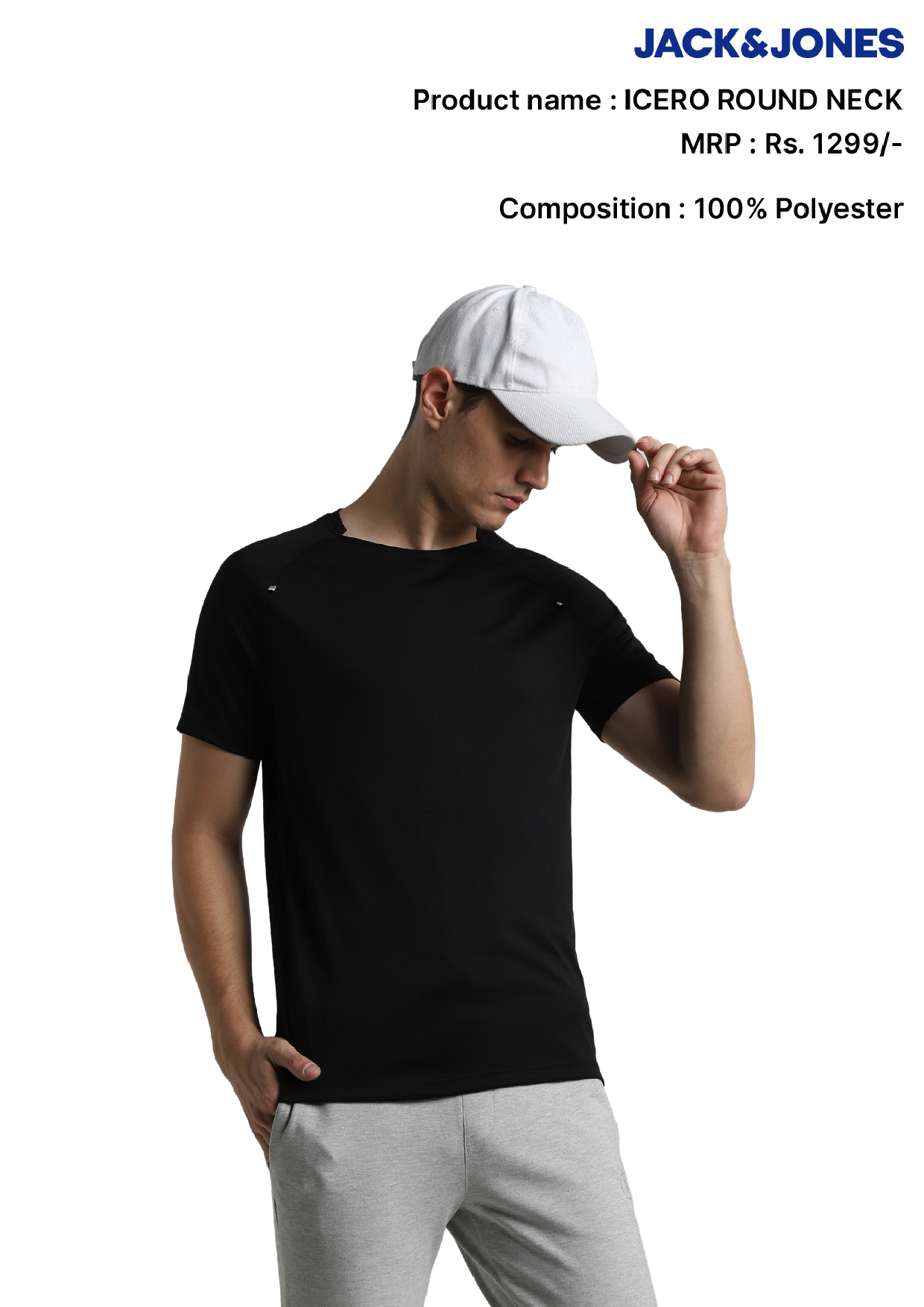 Jack & Jones Icero Round Neck T shirt Jack & Jones Icero Round Neck T shirt