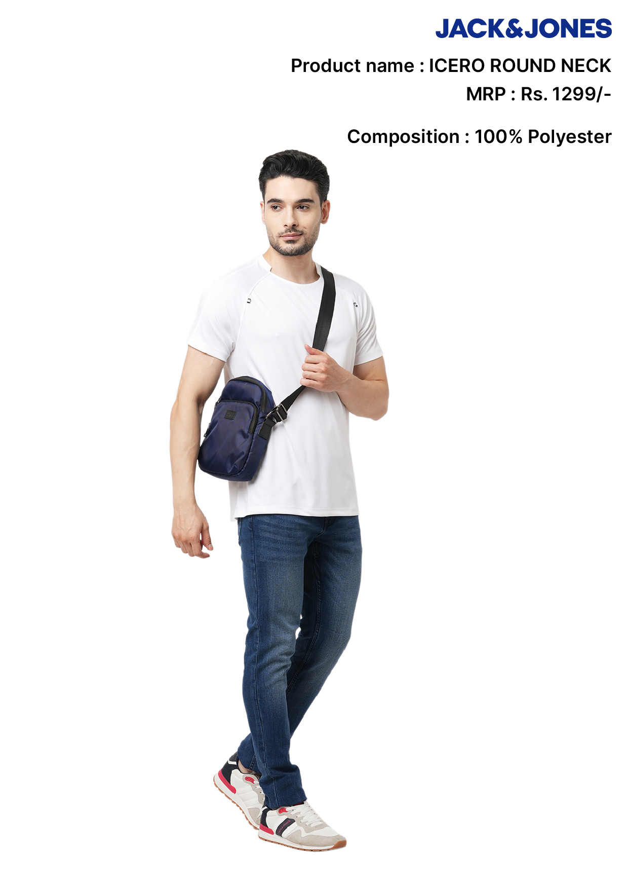 Jack & Jones Icero Round Neck T shirt Jack & Jones Icero Round Neck T shirt