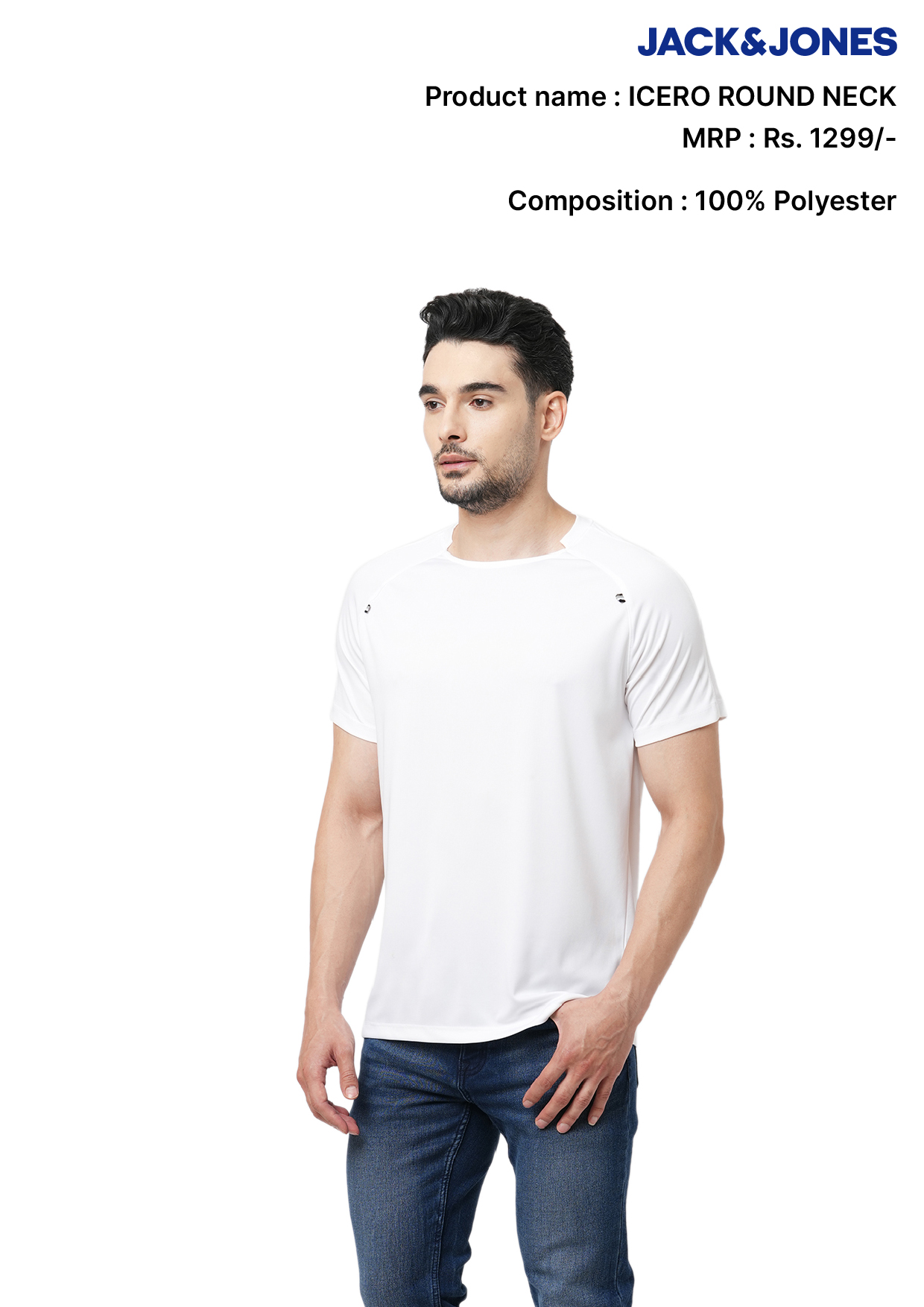 Jack & Jones Icero Round Neck T shirt Jack & Jones Icero Round Neck T shirt