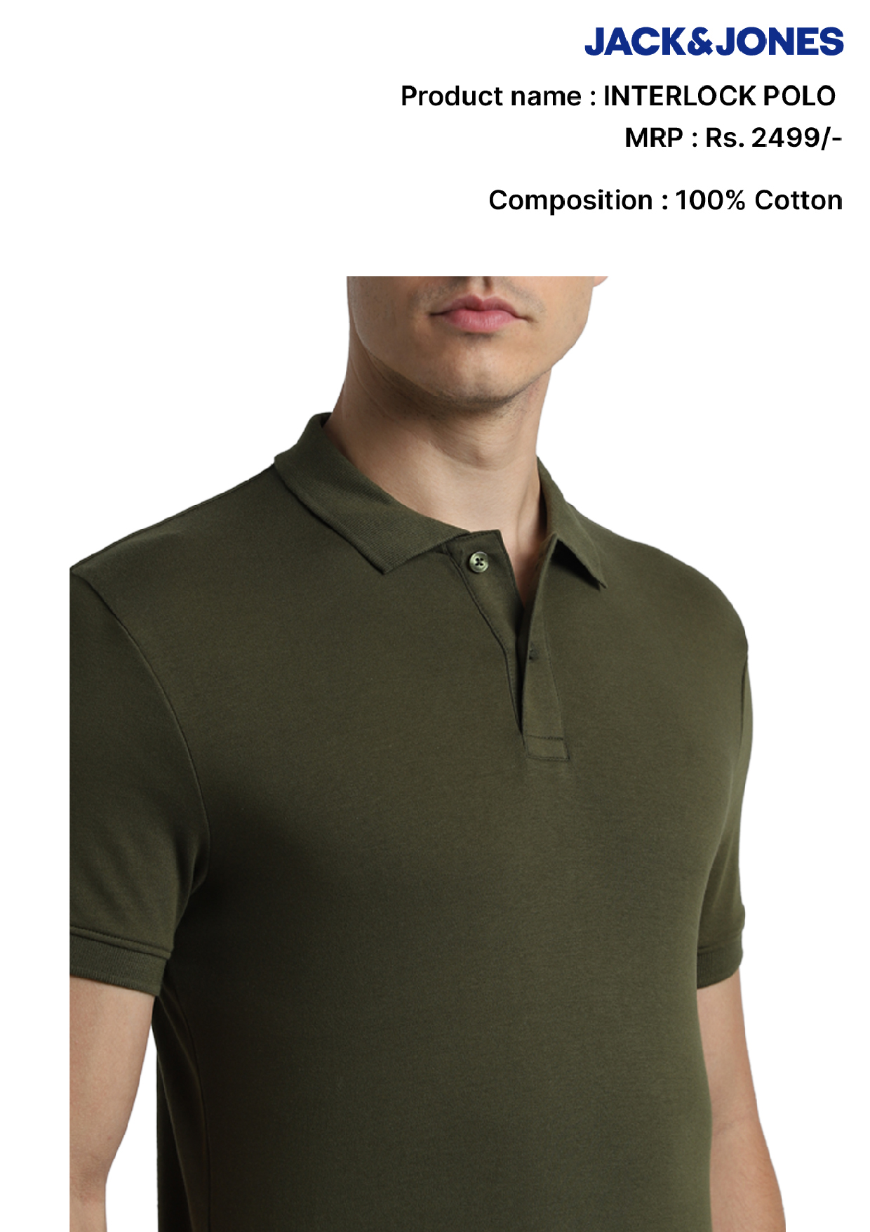 Jack & Jones Interlock Polo T- Shirt Jack & Jones Interlock Polo T- Shirt
