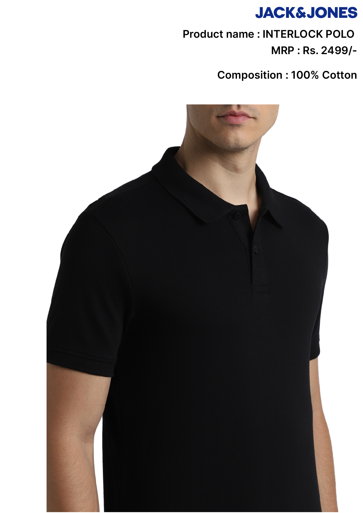 Jack & Jones Interlock Polo T- Shirt Jack & Jones Interlock Polo T- Shirt