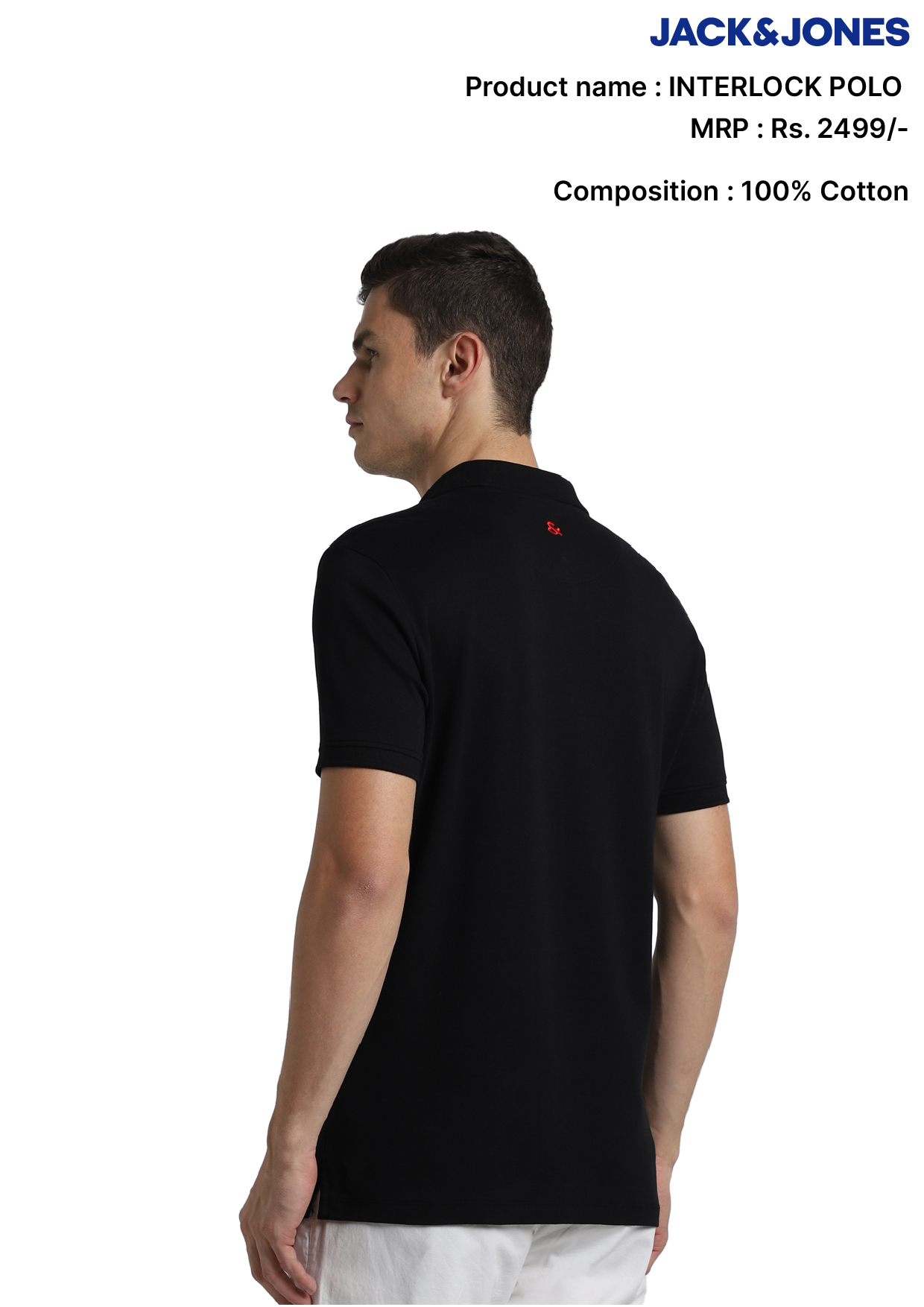 Jack & Jones Interlock Polo T- Shirt Jack & Jones Interlock Polo T- Shirt