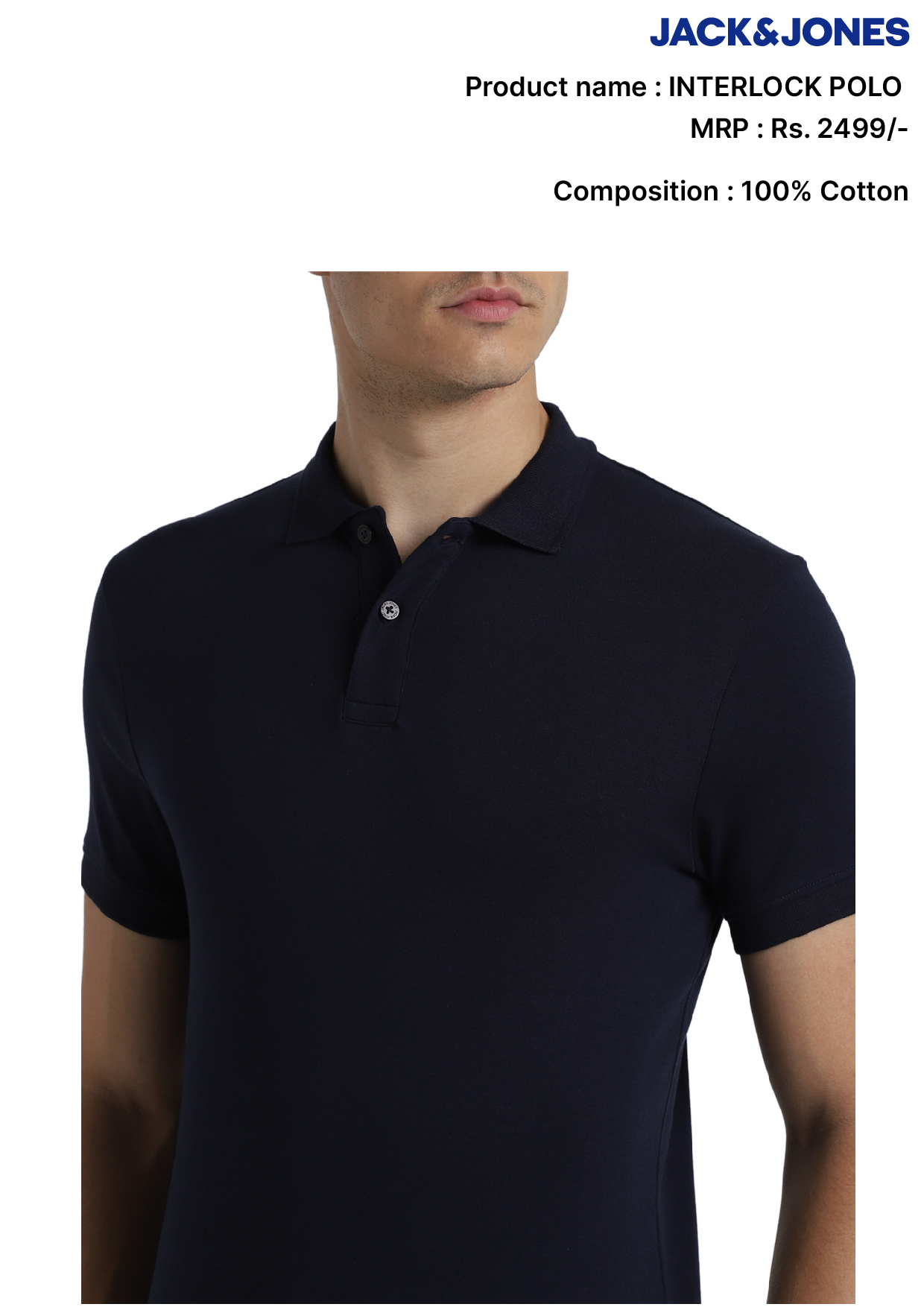 Jack & Jones Interlock Polo T- Shirt Jack & Jones Interlock Polo T- Shirt