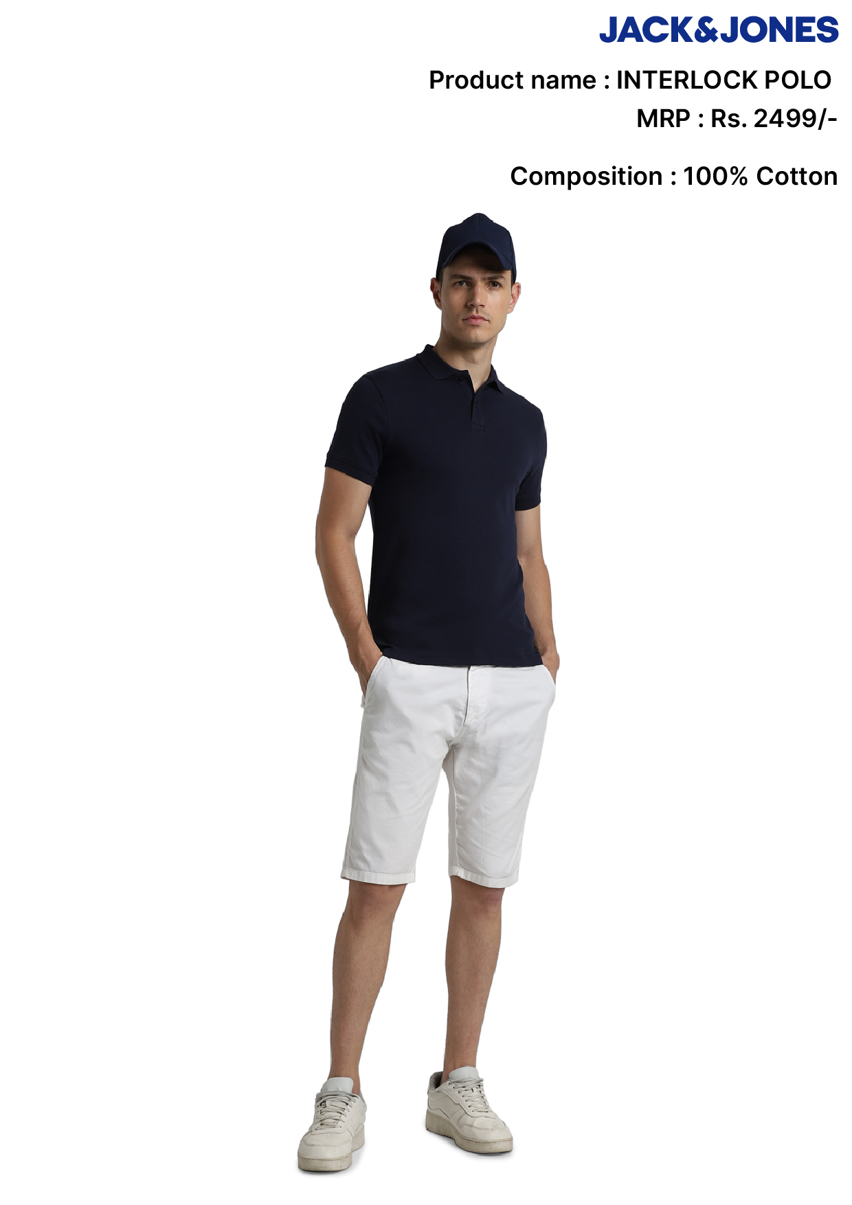 Jack & Jones Interlock Polo T- Shirt Jack & Jones Interlock Polo T- Shirt