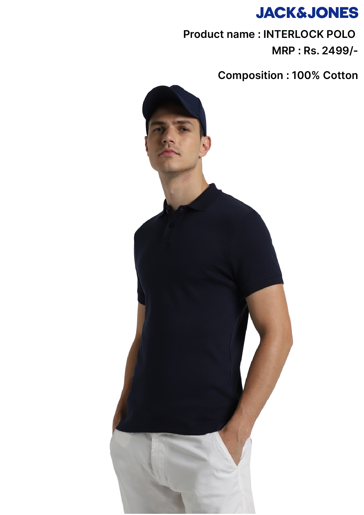Jack & Jones Interlock Polo T- Shirt Jack & Jones Interlock Polo T- Shirt