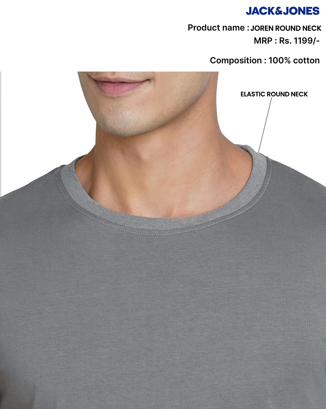 Jack & Jones Joren Round Neck T-Shirt Jack & Jones Joren Round Neck T-Shirt