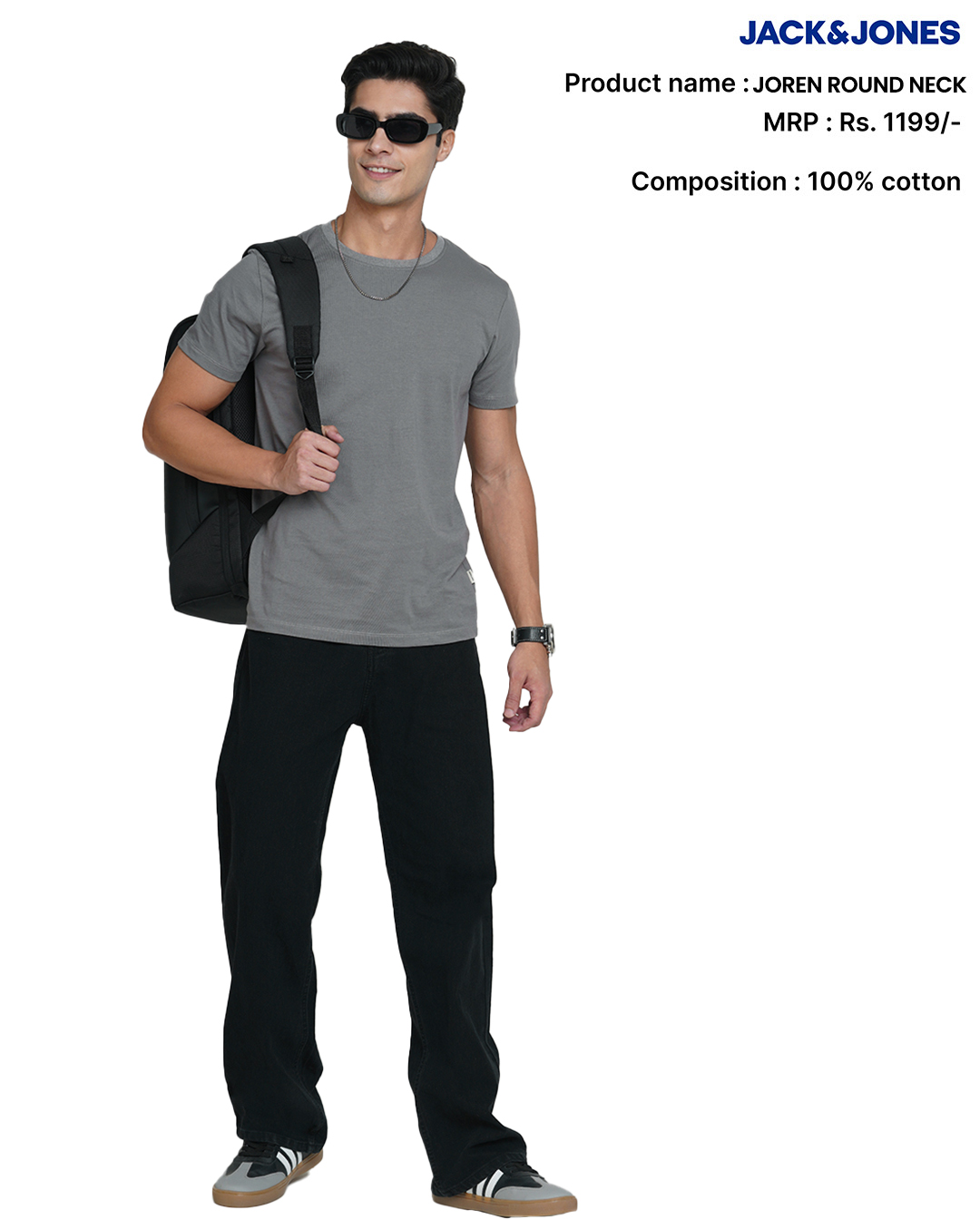 Jack & Jones Joren Round Neck T-Shirt Jack & Jones Joren Round Neck T-Shirt
