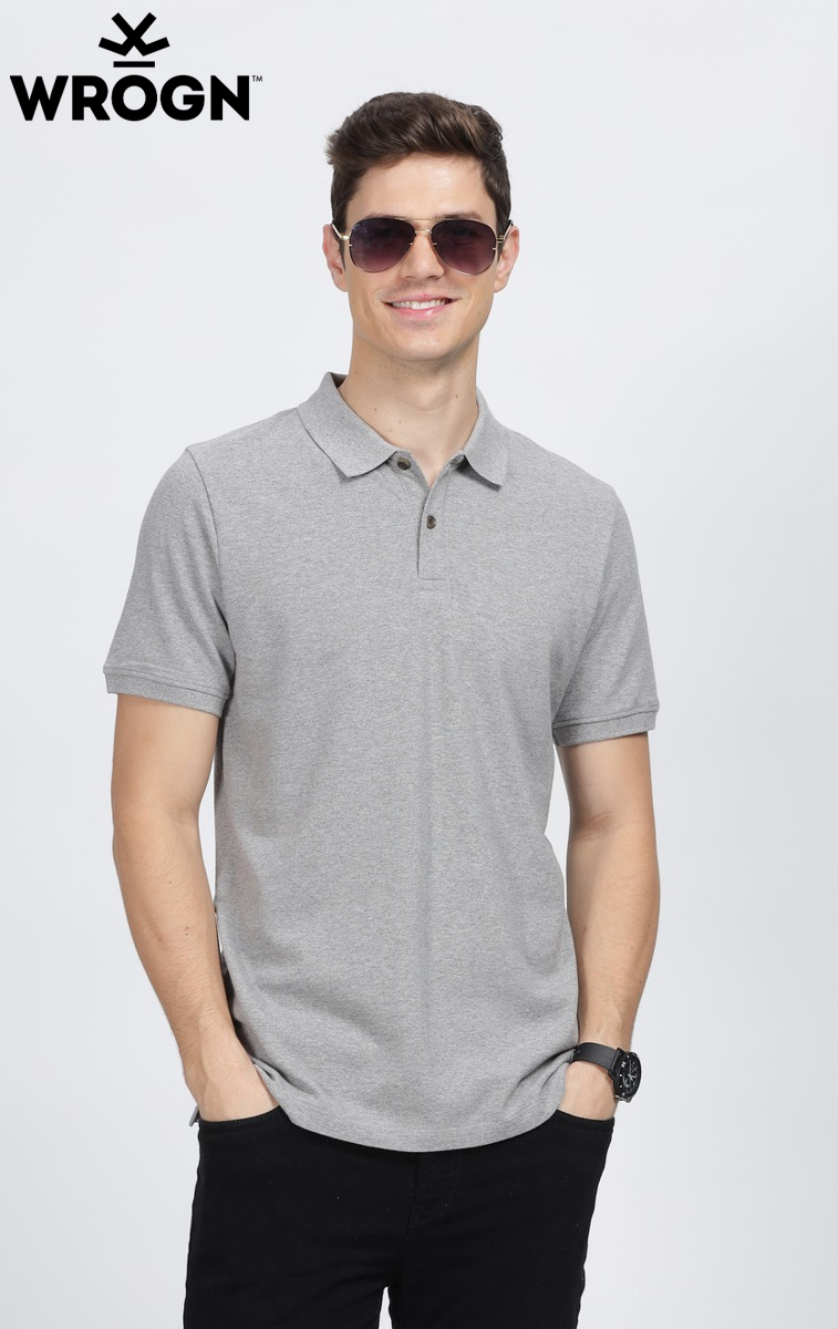 Wrongn Solid Polo T- Shirt Multicolor Wrongn Solid Polo T- Shirt Multicolor